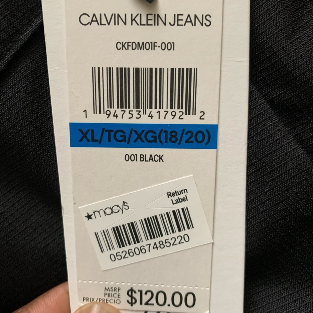 boys Calvin Klein jacket